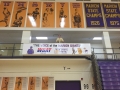 Bill Green Arena banners and plaques