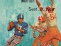 Sept. 26, 1969, Marion Giants football game program cover
