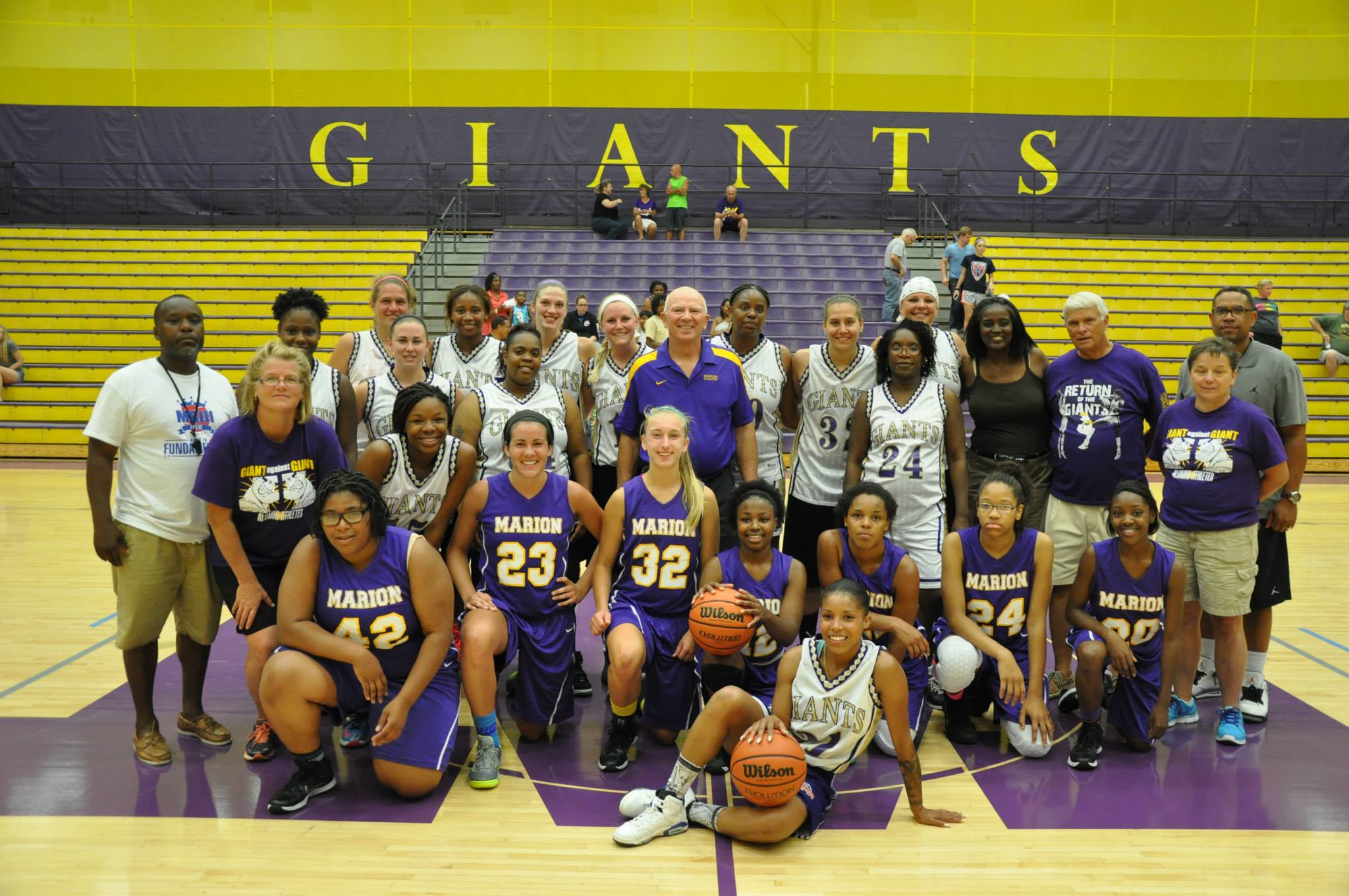 Giant Challenge 2015 girls basketball teams